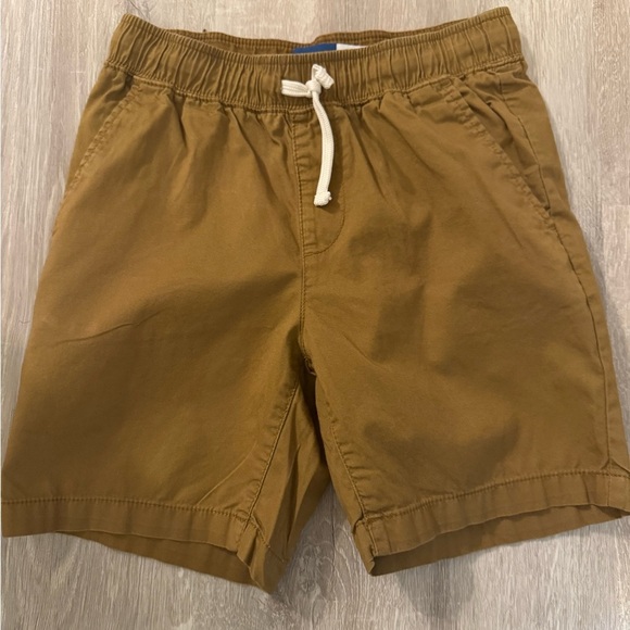 Old Navy Tan Elastic Waist Shorts - Picture 1 of 6
